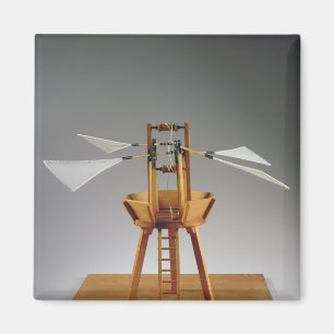 Vorbildliche Rekonstruktion von da Vincis Entwurf Magnet