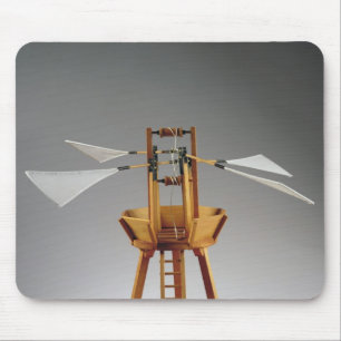 Vorbildliche Rekonstruktion von da Vincis Entwurf Mousepad