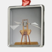 Vorbildliche Rekonstruktion von da Vincis Entwurf Ornament Aus Metall (Links)