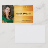 Vorbildliche Schauspielerheadshot-Visitenkarte Visitenkarte (Vorne/Hinten)