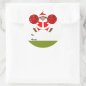 Vorbildliche Weihnachtsgeschenke Runder Aufkleber (Tasche)