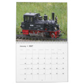 Vorbildlicher Dampf-Lokomotivwandkalender Kalender (Jan 2027)
