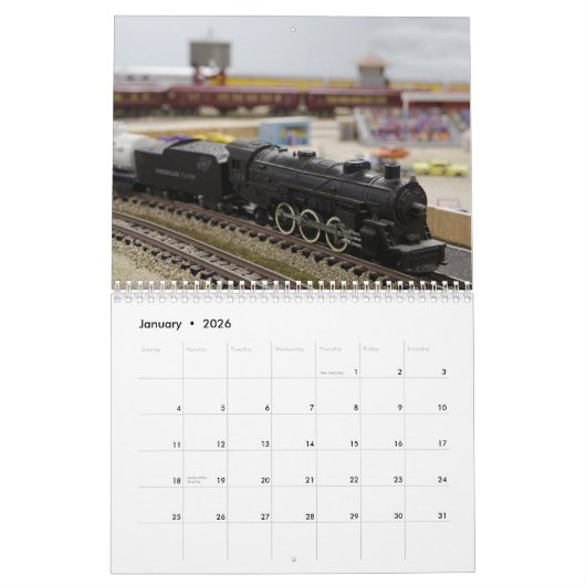 Vorbildlicher Eisenbahn-Kalender Kalender (Jan 2026)