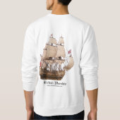 Vorbildliches Schiffs-Anatomie-Bonbon-Shirt Sweatshirt (Rückseite)