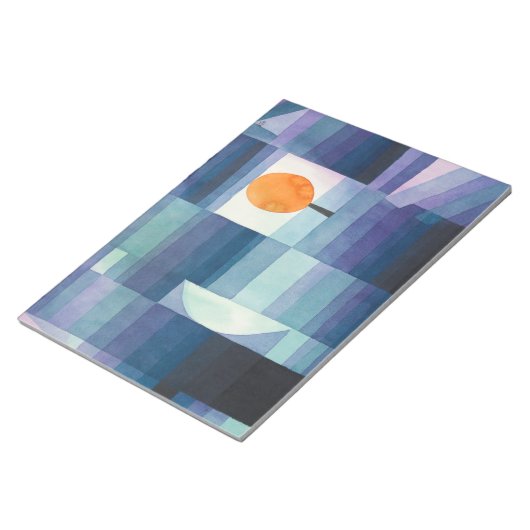 Vorbote der abstrakten Herbstwasserfarbe Paul Klee Notizblock (angewinkelt)