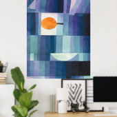 Vorbote der abstrakten Herbstwasserfarbe Paul Klee Poster (Heimbüro)