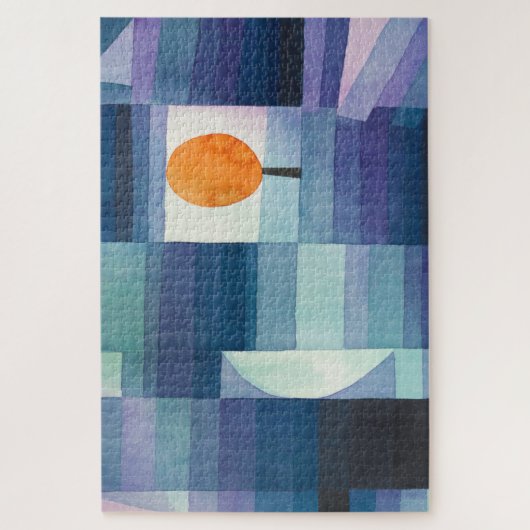 Vorbote der abstrakten Herbstwasserfarbe Paul Klee Puzzle (Vertikal)