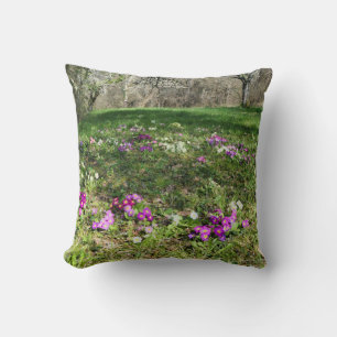 Vorbote des Spring Throw Cushion Kissen