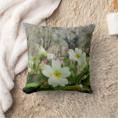 Vorbote des Spring Throw Cushion Kissen (Decke)