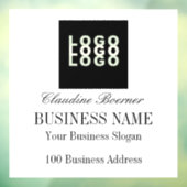 Vordefinierte Textnamenklammer Fensteraufkleber (Blatt 3)