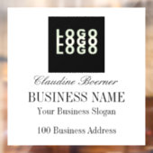 Vordefinierte Textnamenklammer Fensteraufkleber (Blatt 2)