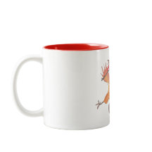 Vorder! Golf spielende Huhn-Tasse