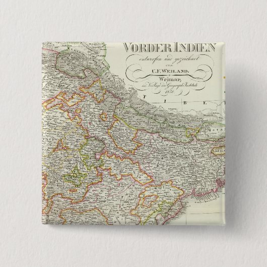 Vorder-Indien-Südasien Button (Vorderseite)