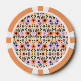 Vorder- und Rückansichten eines Pokerchips 