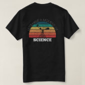 Vorder- und Rückblick auf den Wissenschaftslustige T-Shirt (Design Rückseite)