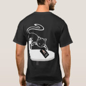 Vorder- und Rückseite Cat Boss Calling T-Shirt (Rückseite)