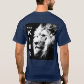 Vorder- und Rückseite des King Modern Pop Art Lion T-Shirt (Rückseite)
