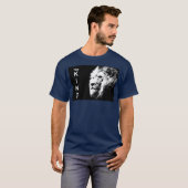 Vorder- und Rückseite des King Modern Pop Art Lion T-Shirt (Vorne ganz)