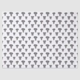 Vorder- und Rückseite Elefantenmuster Multi Color Seidenpapier