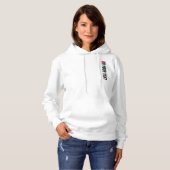 Vorder- und Rückseite - Moderne, elegante Vorlage Hoodie (Vorne ganz)