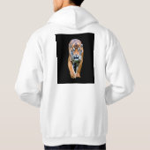 Vorder- und Rückseite Tiger-Vorlagenbildschirme Hoodie (Rückseite)
