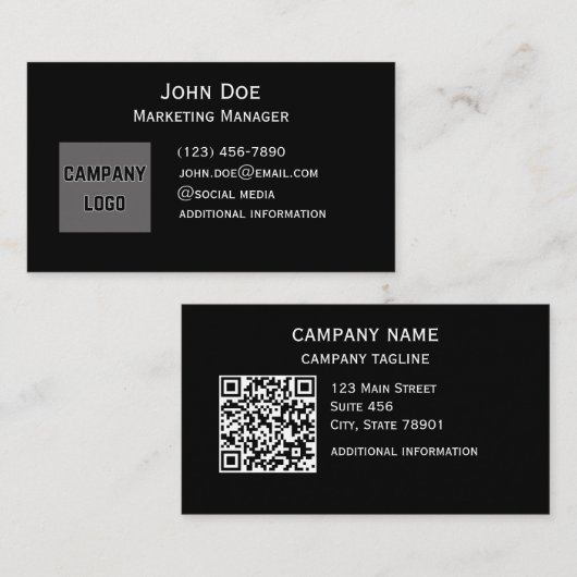 Vorder- und Rückseite von Visitenkarten Visitenkarte (Vorne/Hinten)