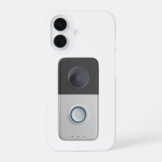 Vorderansicht der intelligenten Videokamera iPhone 16 Hülle (Rückseite)