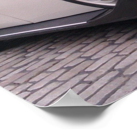 Vorderansicht der Rolls Royce 1936 20/25 Poster (Ecke)