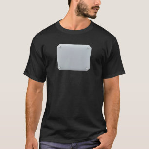 Vorderansicht der transparenten Glasscheibe T-Shirt