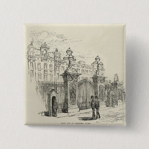 Vorderansicht des Buckingham Palace Button
