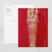 Vorderansicht eines der Canopic-Särge Postkarte (Vorne/Hinten)