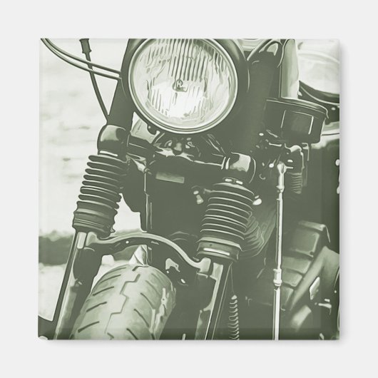 Vorderansicht eines Fotos für Kreuzfahrräder Magnet (Vorne)