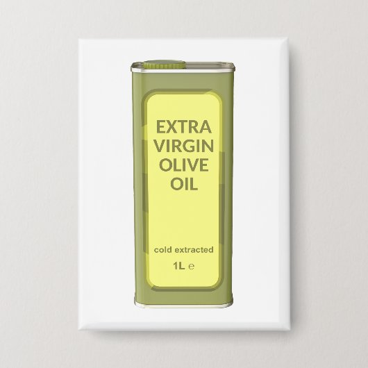 Vorderansicht Olivenölzinn extra Jungfrau kann Button (Vorderseite)