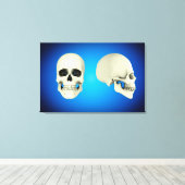 Vorderansicht und Seitenansicht des menschlichen S Leinwanddruck (Insitu (Holzboden))