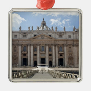 Vorderansicht von St Peter Basilika, der Vatikan Ornament Aus Metall