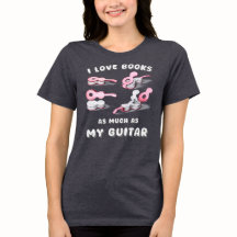 Vorderdrucke ich Liebe Bücher genauso wie meine Gi