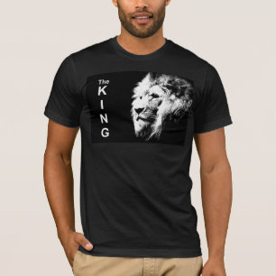 Vorderdrucke Pop Art Lion Kopf Mens Moderne T-Shirt