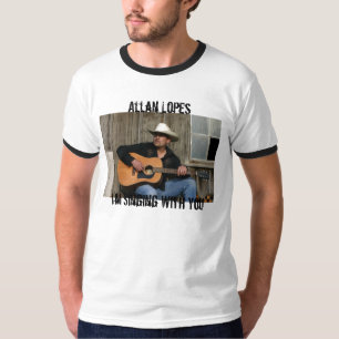 Vordere Abdeckung, Allan LopesI'm, der mit Ihnen T-Shirt