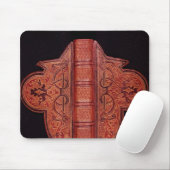 Vordere Abdeckung eines Buches von Stunden im Mousepad (Mit Mouse)