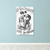 Vordere Abdeckung eines Punkteblattes Leinwanddruck (Insitu (Holzboden))