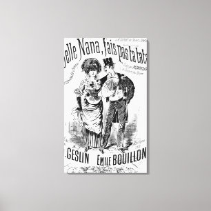 Vordere Abdeckung eines Punkteblattes Leinwanddruck