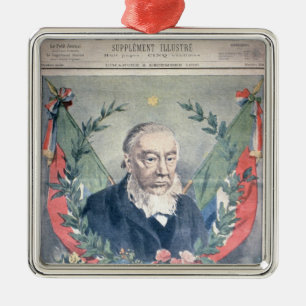Vordere Abdeckung Präsidenten Kruger Silbernes Ornament