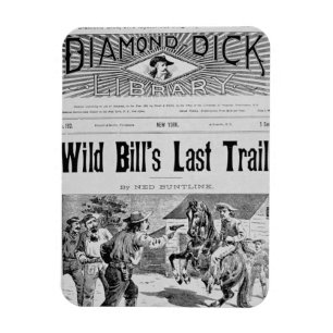 Vordere Abdeckung von "wilden Bills letzter Spur", Magnet