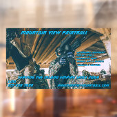 Vordere Ausrüstung für Paintball-Ladengetriebegerä Fensteraufkleber (Blatt 2)