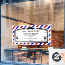 Vordere Barbershop-Anzeige anpassen