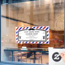 Vordere Barbershop-Anzeige anpassen