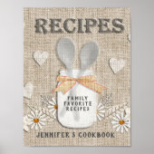 Vordere Beilage für einen benutzerdefinierten Reci Poster (Vorne)