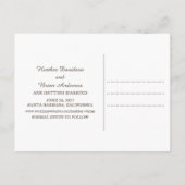 Vordere Grenz Save the Date Postkarte (Rückseite)