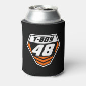 Vordere Nummernschild: Orange - Light No. Dosenkühler (Kanne Rückseite)