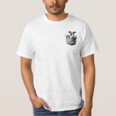 Vordere Pocket-Whippet T-Shirt (Vorderseite)
